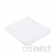 Gözze  lot de 2 serviettes de toilette blanches  50x100 cm   100% coton  excellente qualité 550 g/m²  moelleux et utra doux  Standard 100 - B00DEY24J4